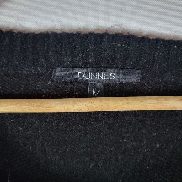 Irish Dunnes Stores Black Poncho with Silver Crest Buttons - Picture 4 of 7